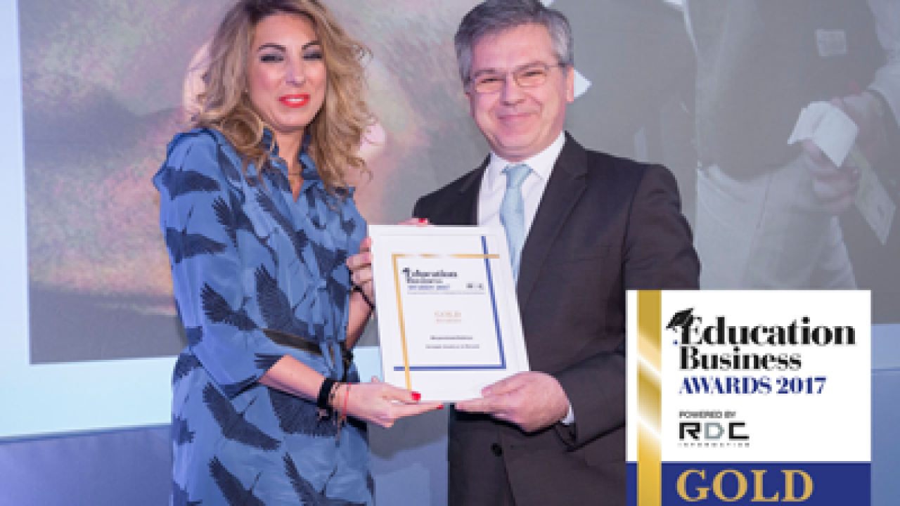 Gold Βραβείο για το Μητροπολιτικό Κολλέγιο στα Education Business Awards
