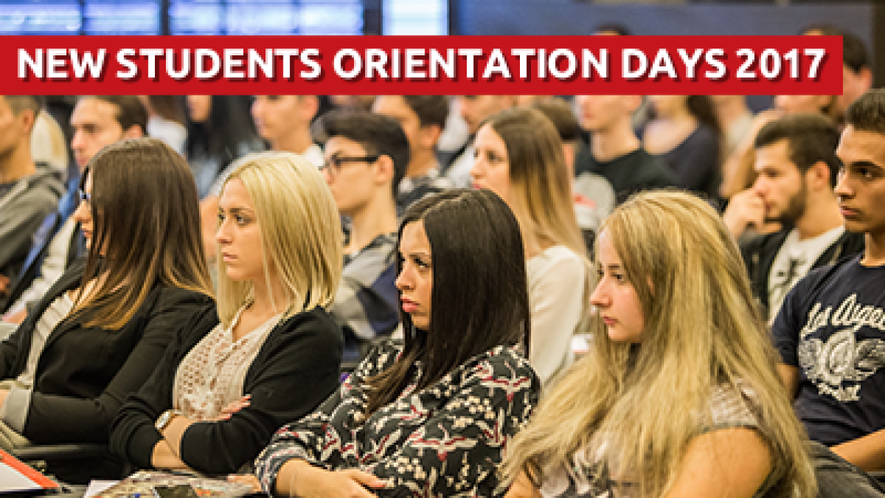 New Students Orientation Days 2017