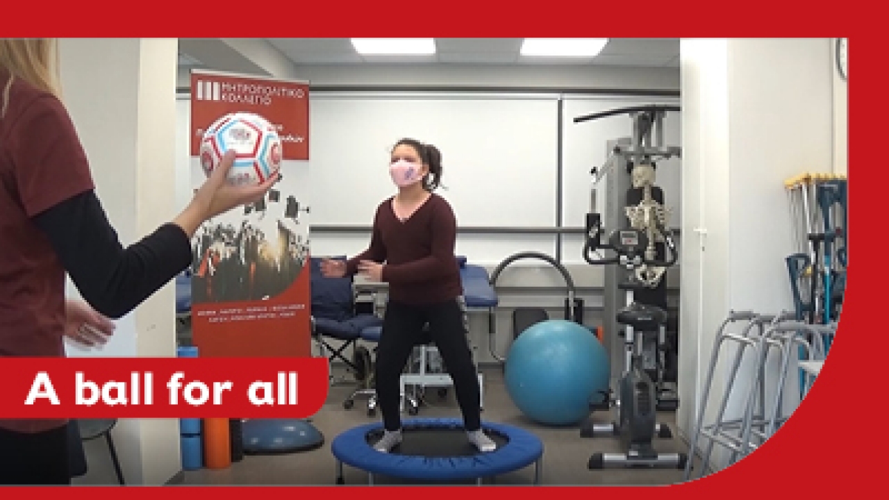 Συμμετοχή Μητροπολιτικού Κολλεγίου στην καμπάνια “A Βall for Αll” με στόχο τις ίσες ευκαιρίες στον αθλητισμό